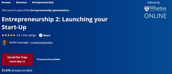 Entrepreneurship 2 Launching your Start-Up